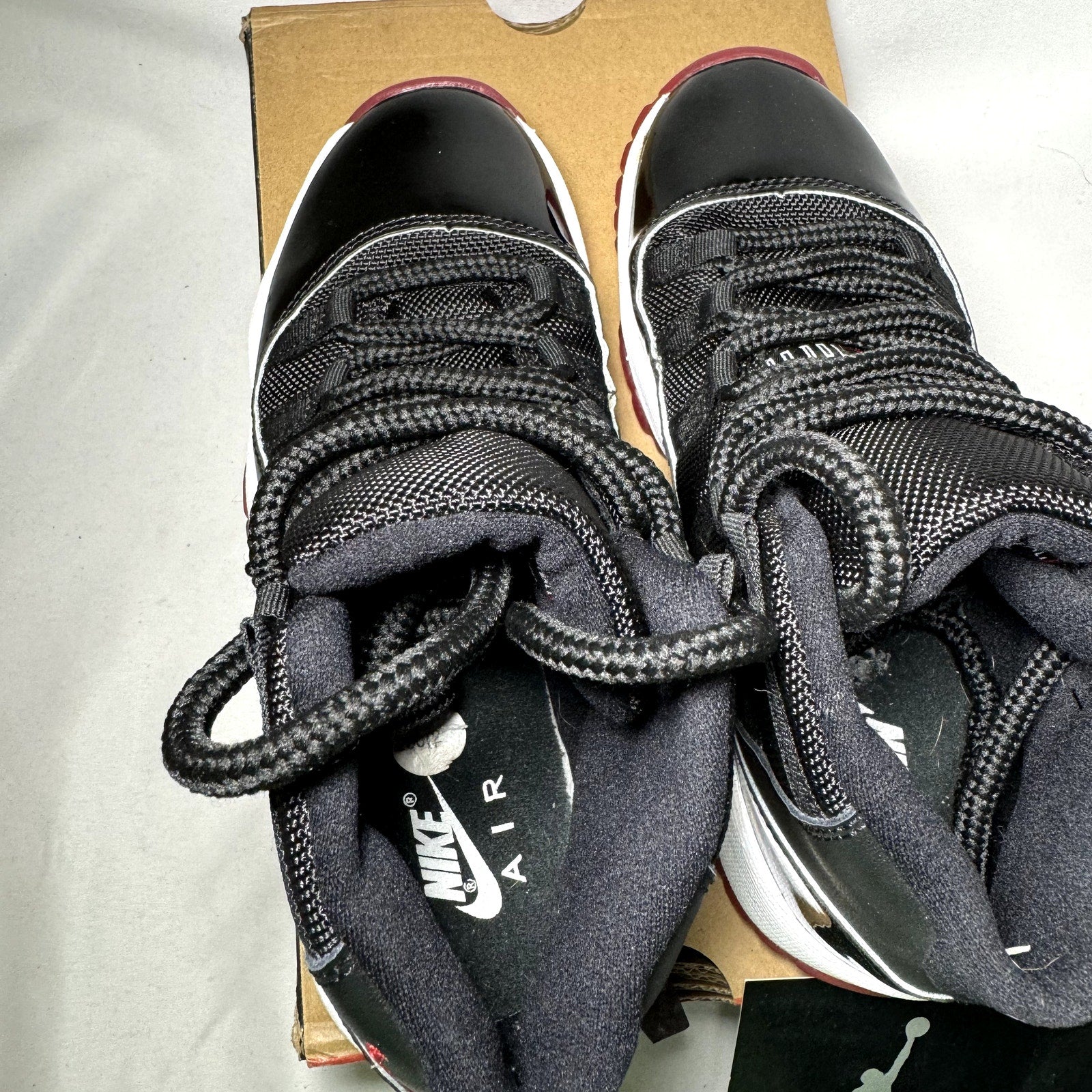 Air Jordan 11 Retro GS Bred 2019 Kids Shoes - Size 4