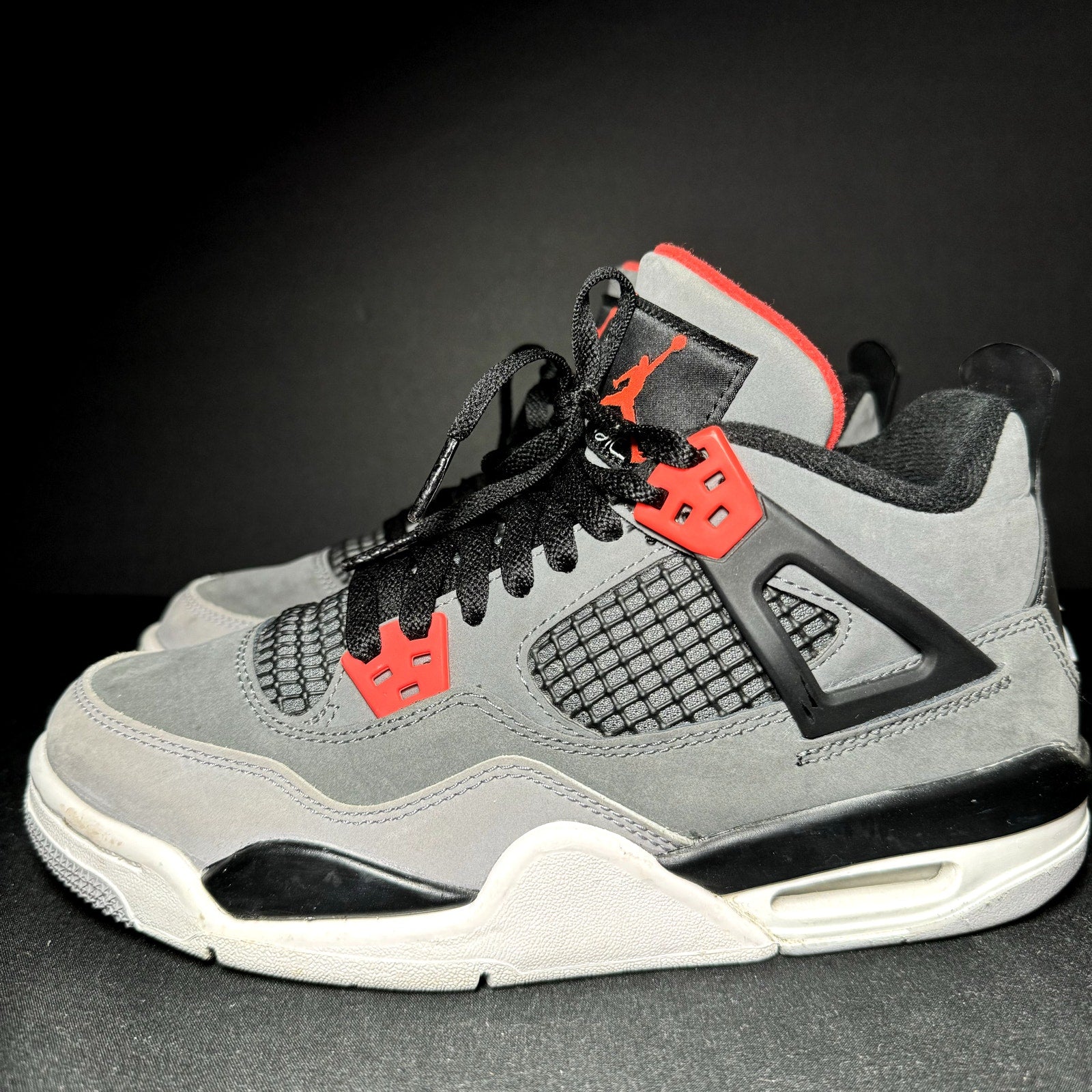 Air Jordan 4 Retro GS Infrared Kids Shoes - Size 5.5