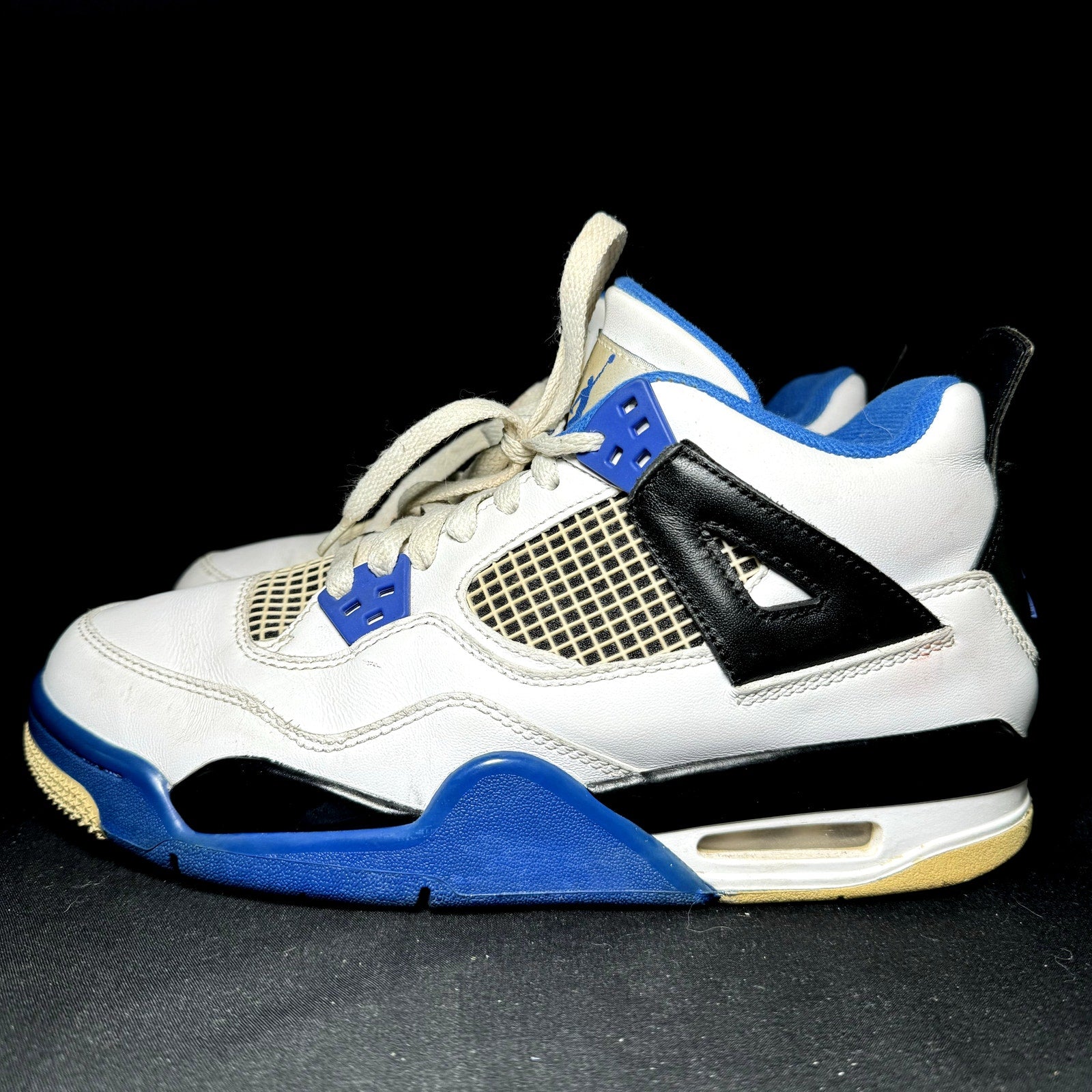 Air Jordan 4 Retro GS Motorsports Kids Shoes - Size 6.5