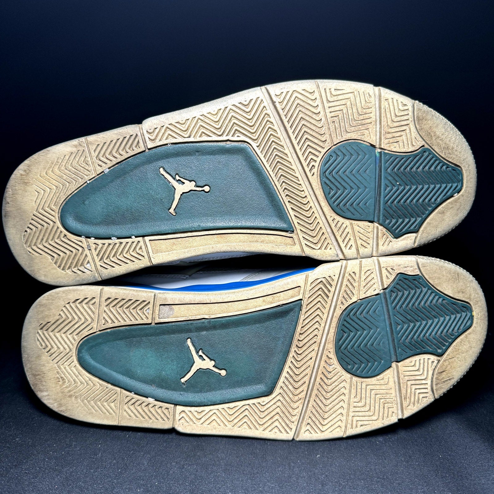 Air Jordan 4 Retro Military Blue 2012 Men's Shoes  - Size 12