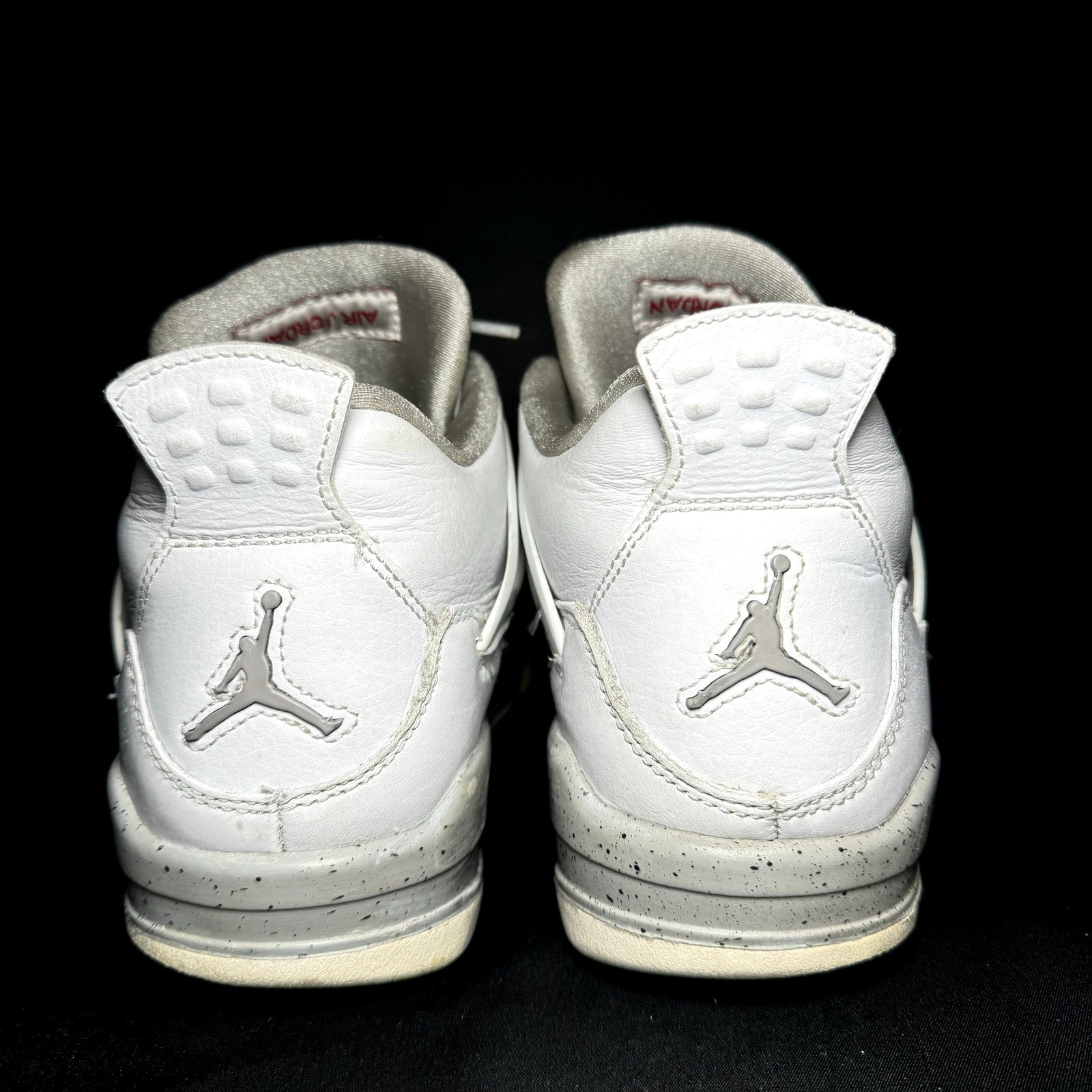 Air Jordan 4 Retro GS White Oreo Kids Shoes - Size 7