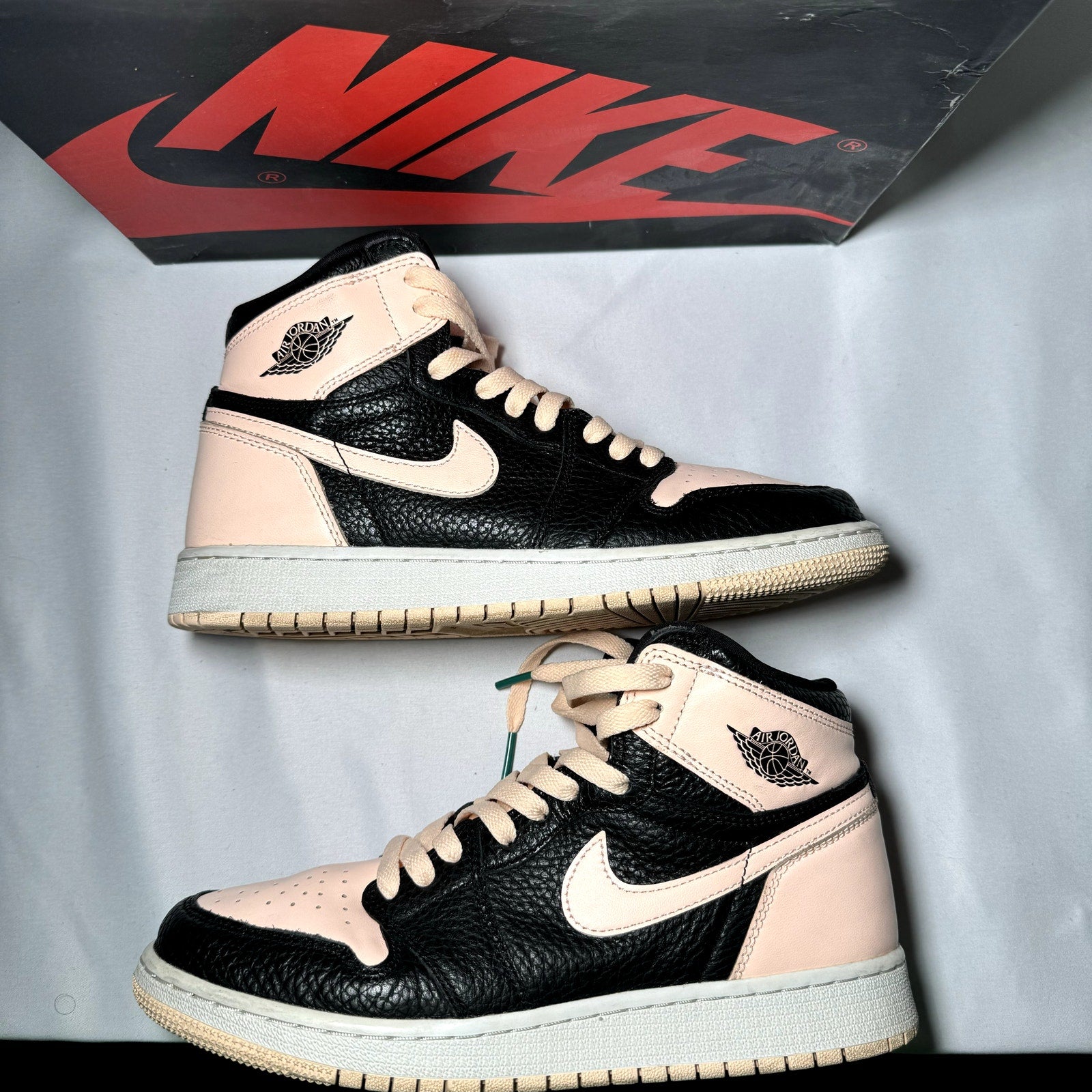 Air Jordan 1 Retro High OG GS Crimson Tint Kids Shoes - Size 6.5