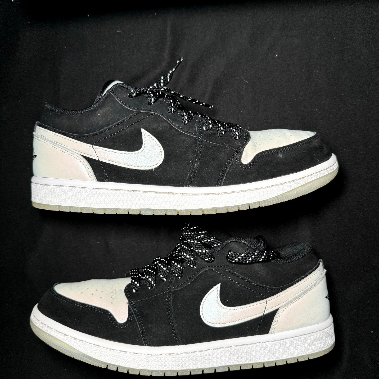 Air Jordan 1 Low SE Diamond Men's Shoes - Size 8.5