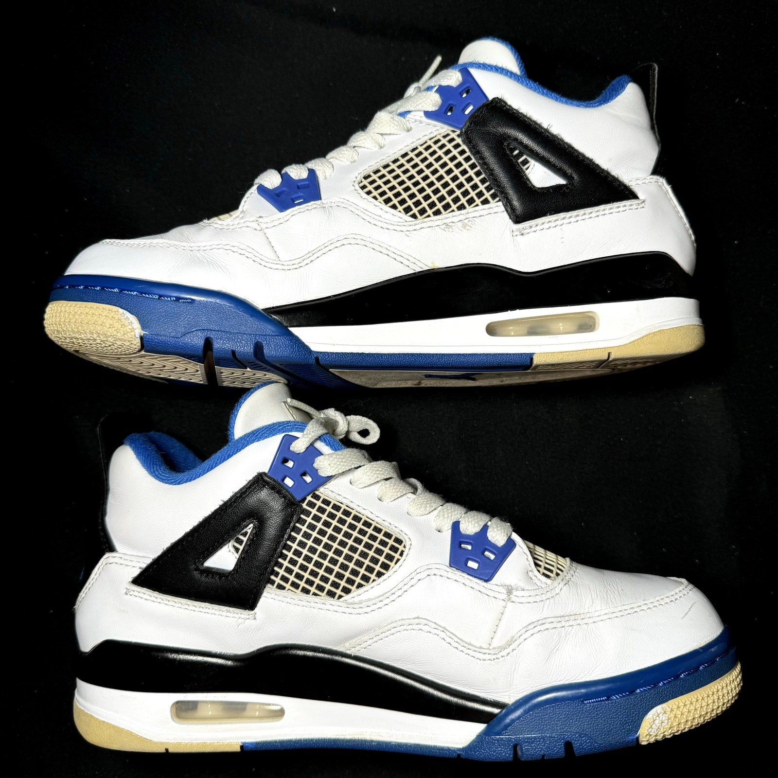 Air Jordan 4 Retro GS Motorsports Kids Shoes - Size 7