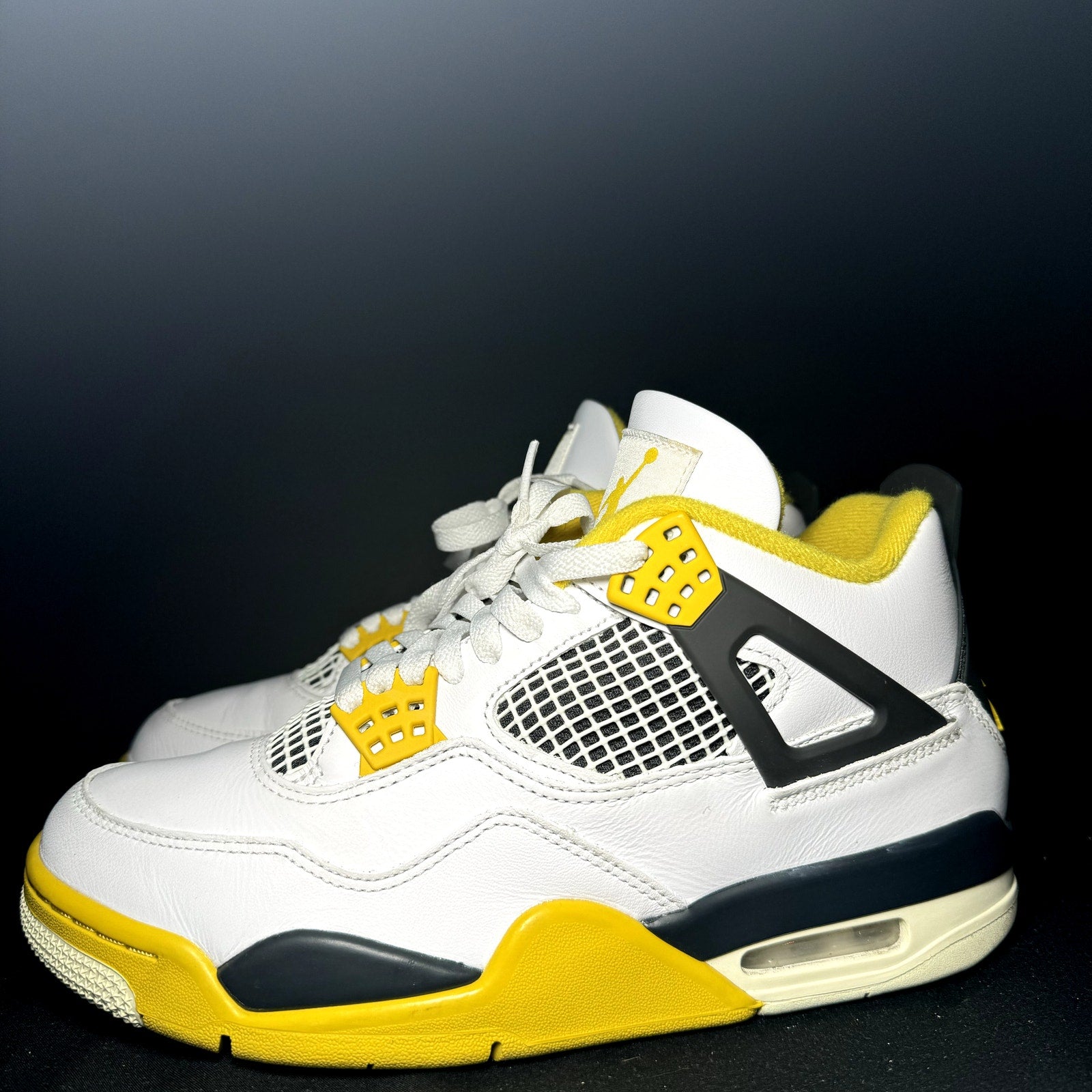 Air Jordan 4 Retro Vivid Sulfur Women's Shoes - Size 9.5