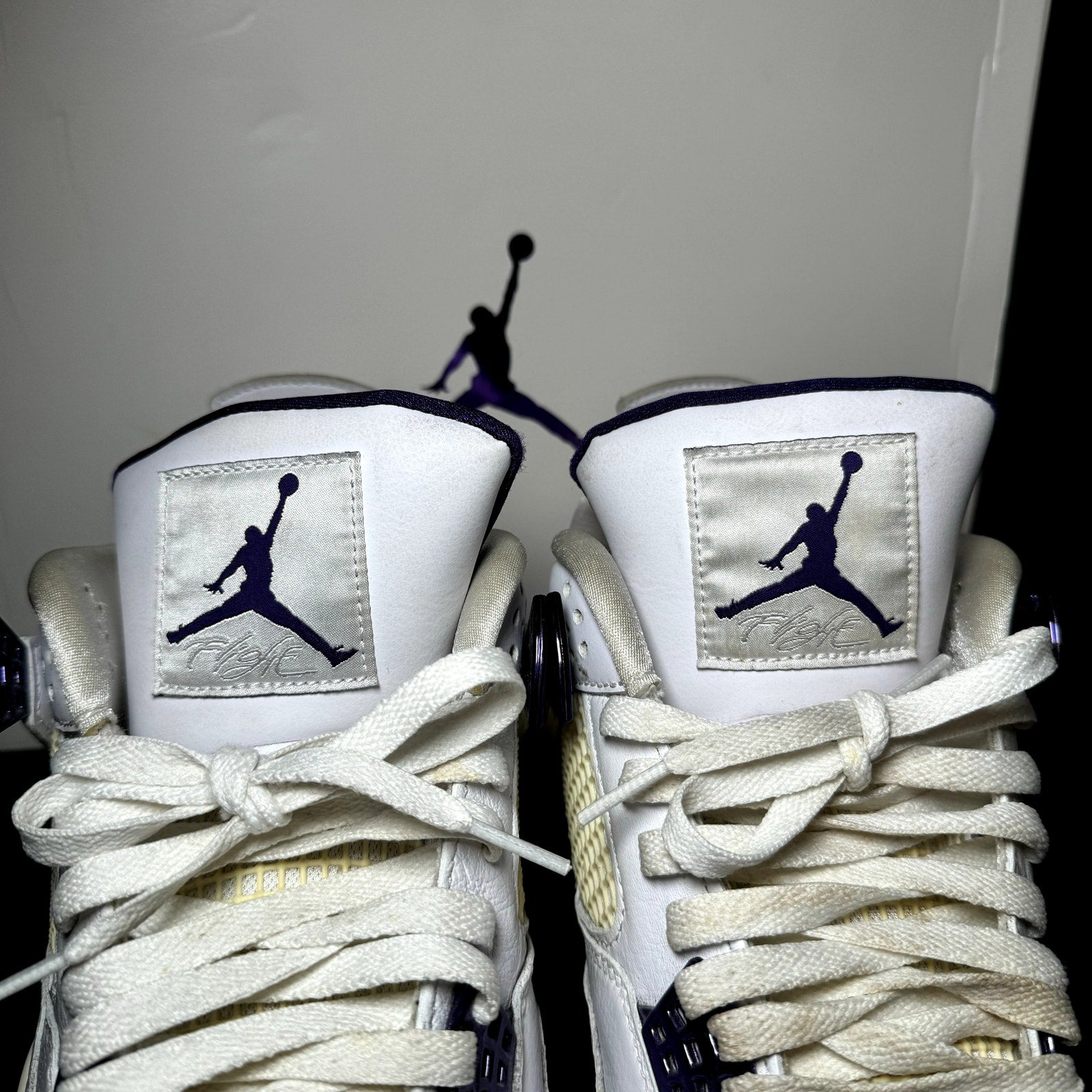 Air Jordan 4 Retro Purple Metallic Men's Shoes - Size 11.5