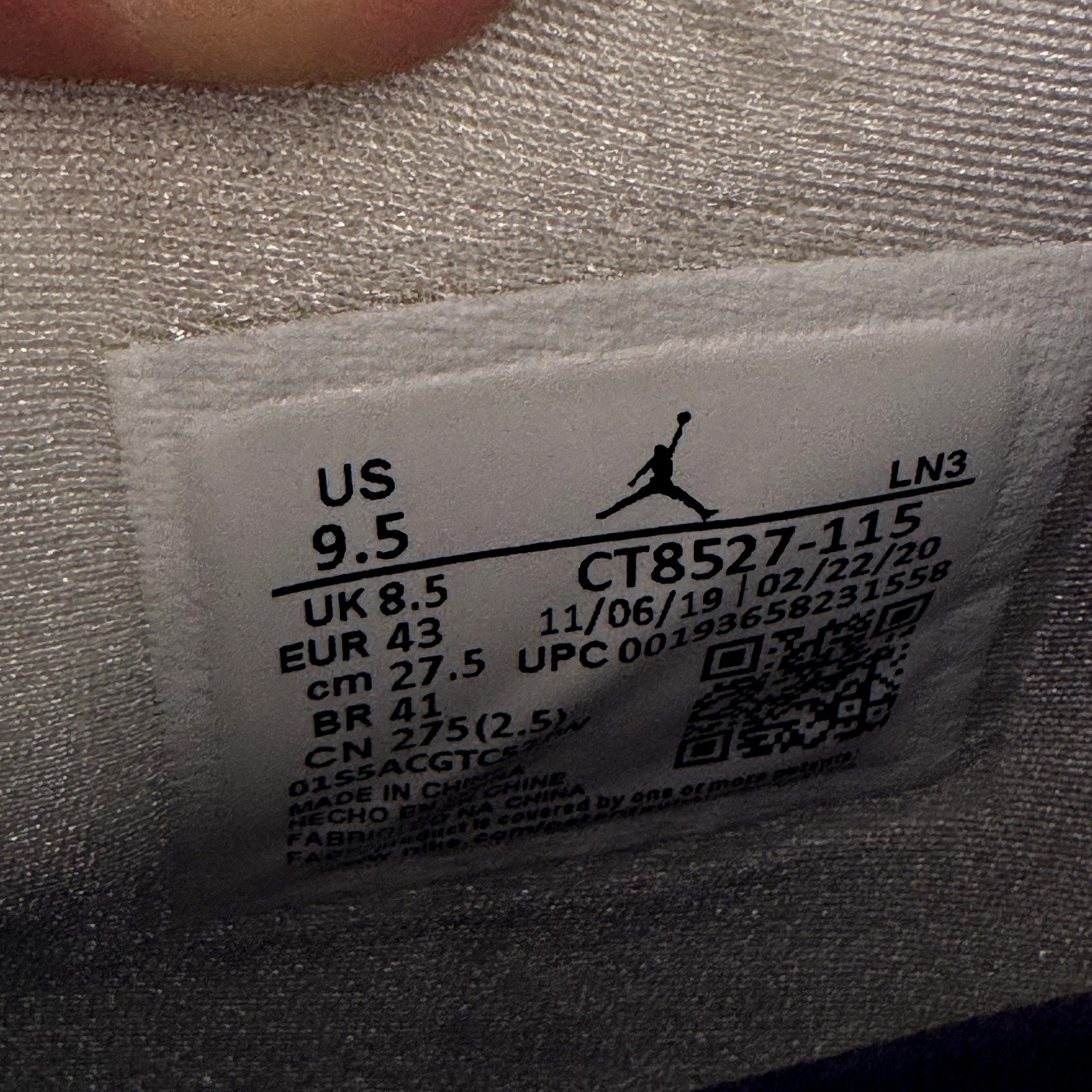 Air Jordan 4 Retro Purple Metallic Men's Shoes - Size 9.5