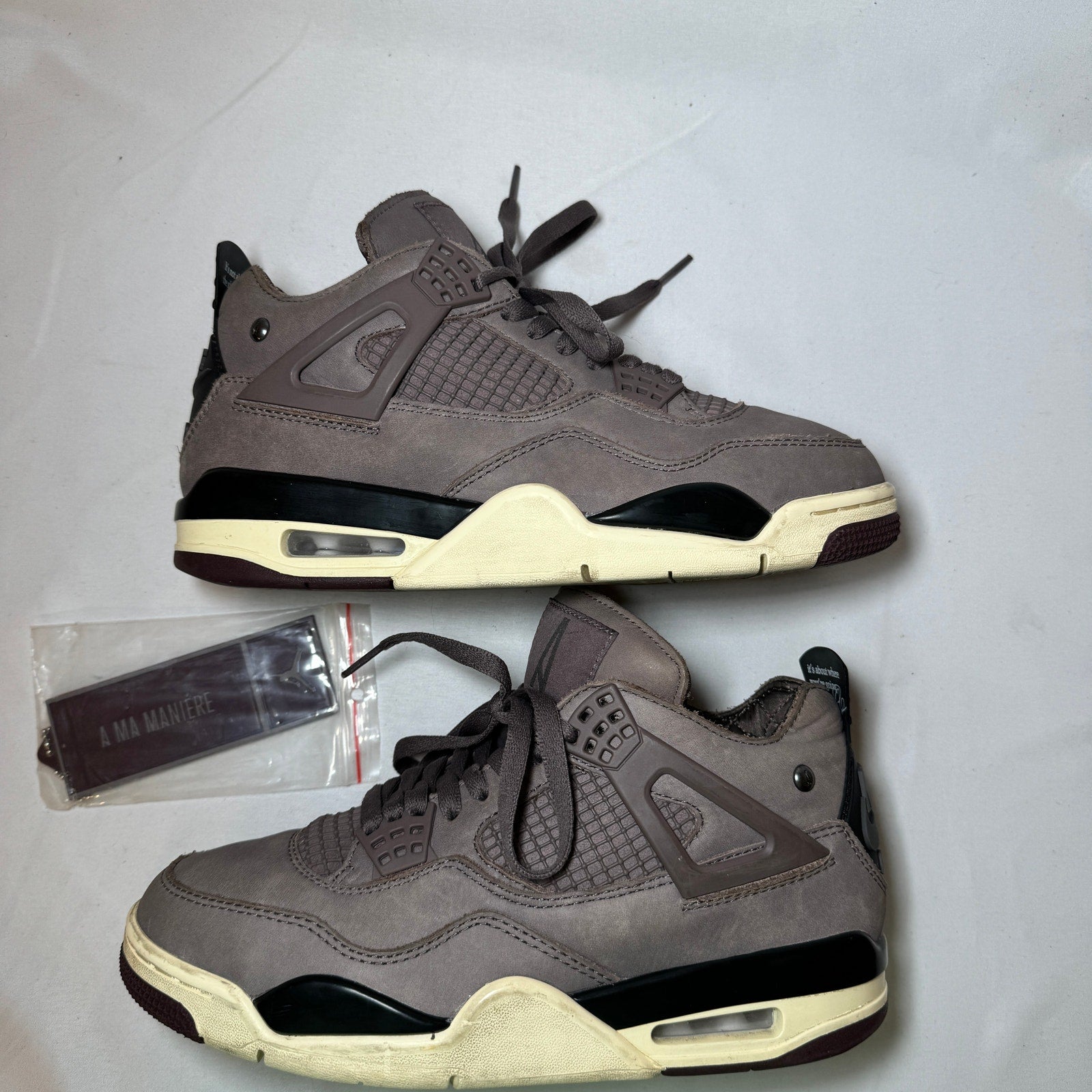 A Ma Maniére x Air Jordan 4 Retro Violet Ore Men's Shoes - Size 7.5