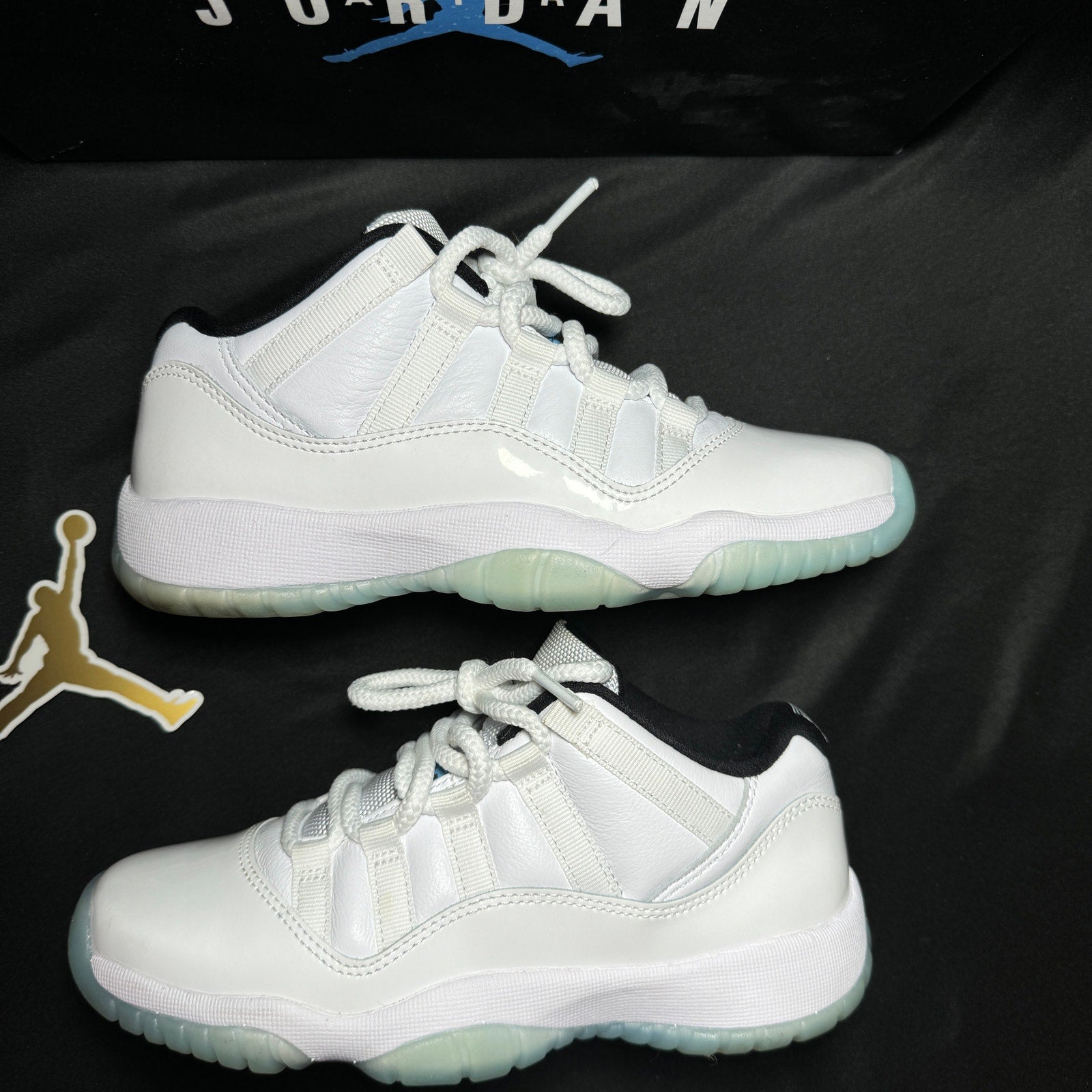 Air Jordan 11 Retro Low GS Legend Blue Kids Shoes - Size 4
