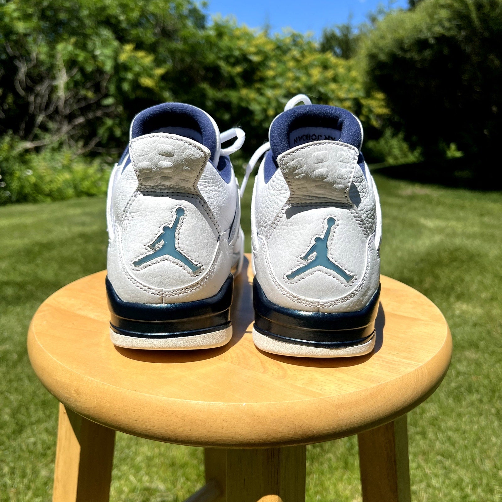 Air Jordan 4 Retro LS Columbia Men's Shoes - Size 9