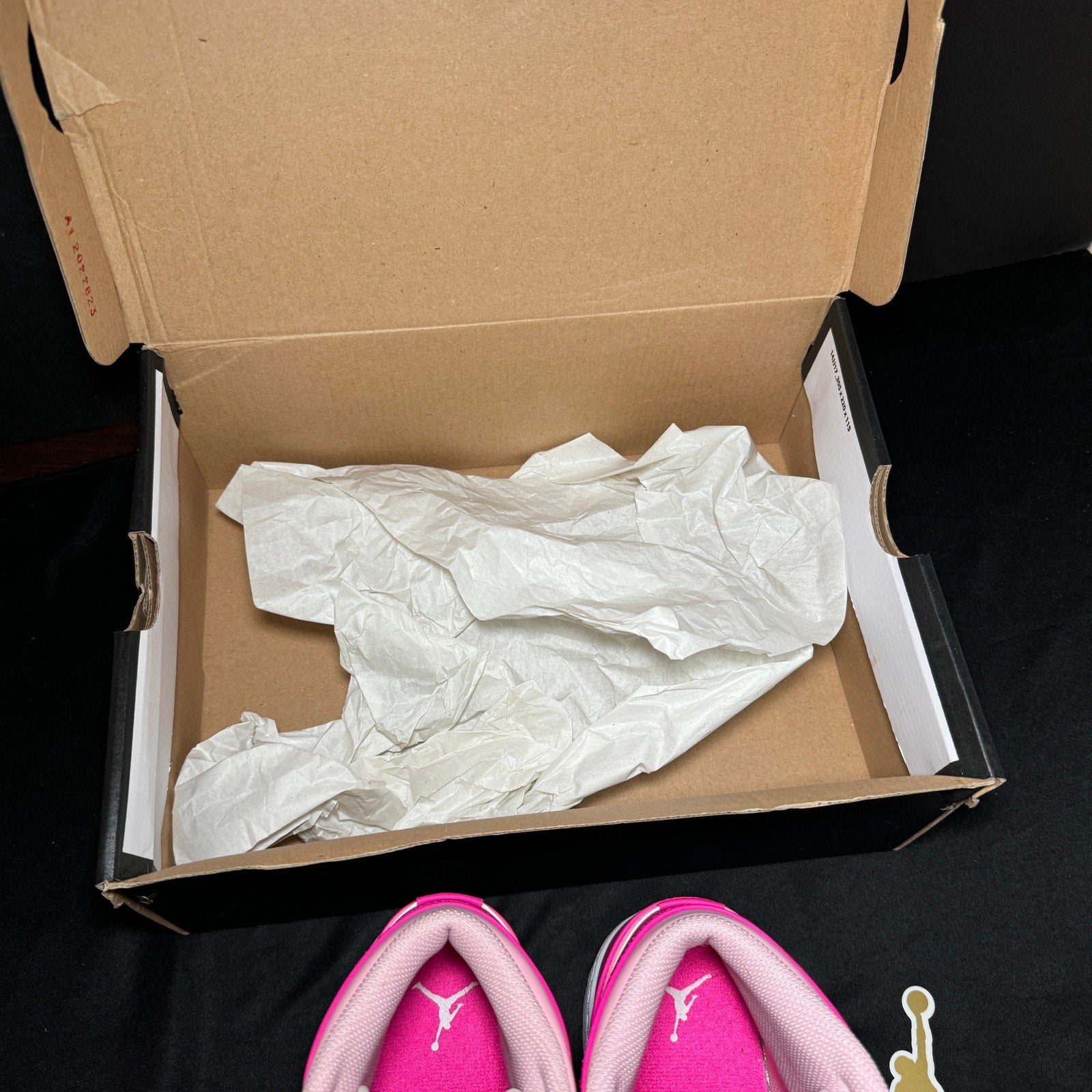 Air Jordan 1 Mid GS Fierce Pink Kids Shoes - Size 7