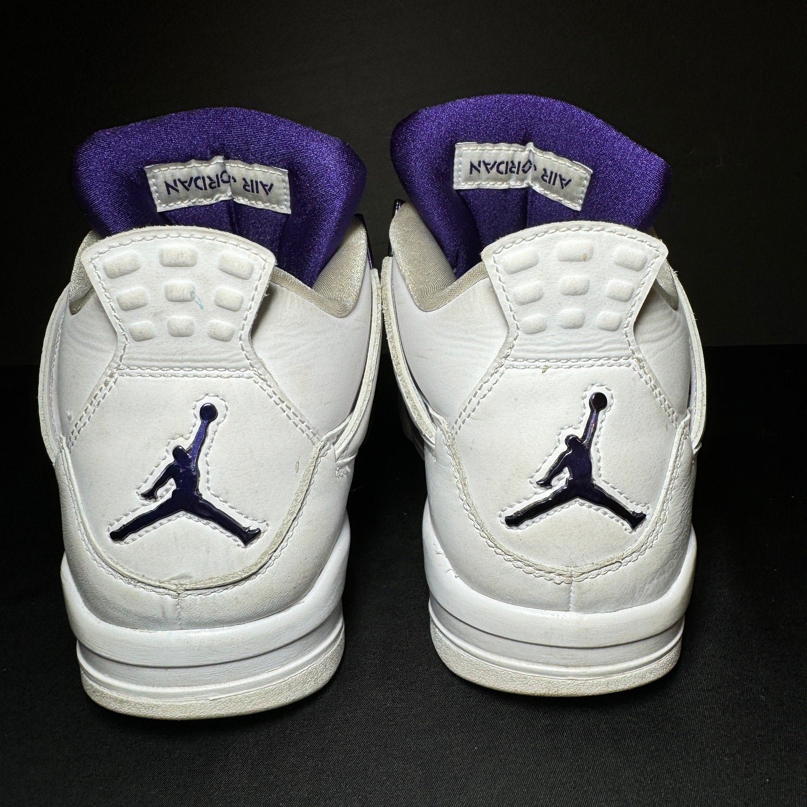 Air Jordan 4 Retro Purple Metallic Men's Shoes - Size 8