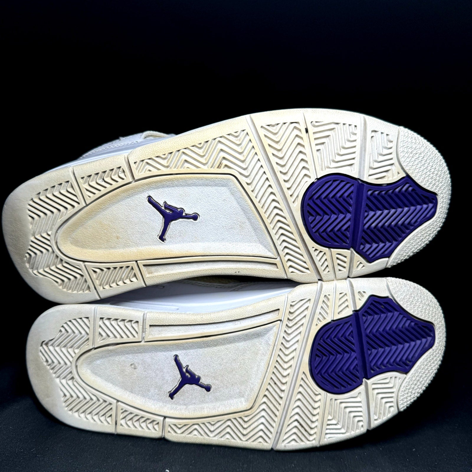 Air Jordan 4 Retro GS Purple Metallic 2020 Kids Shoes - Size 7