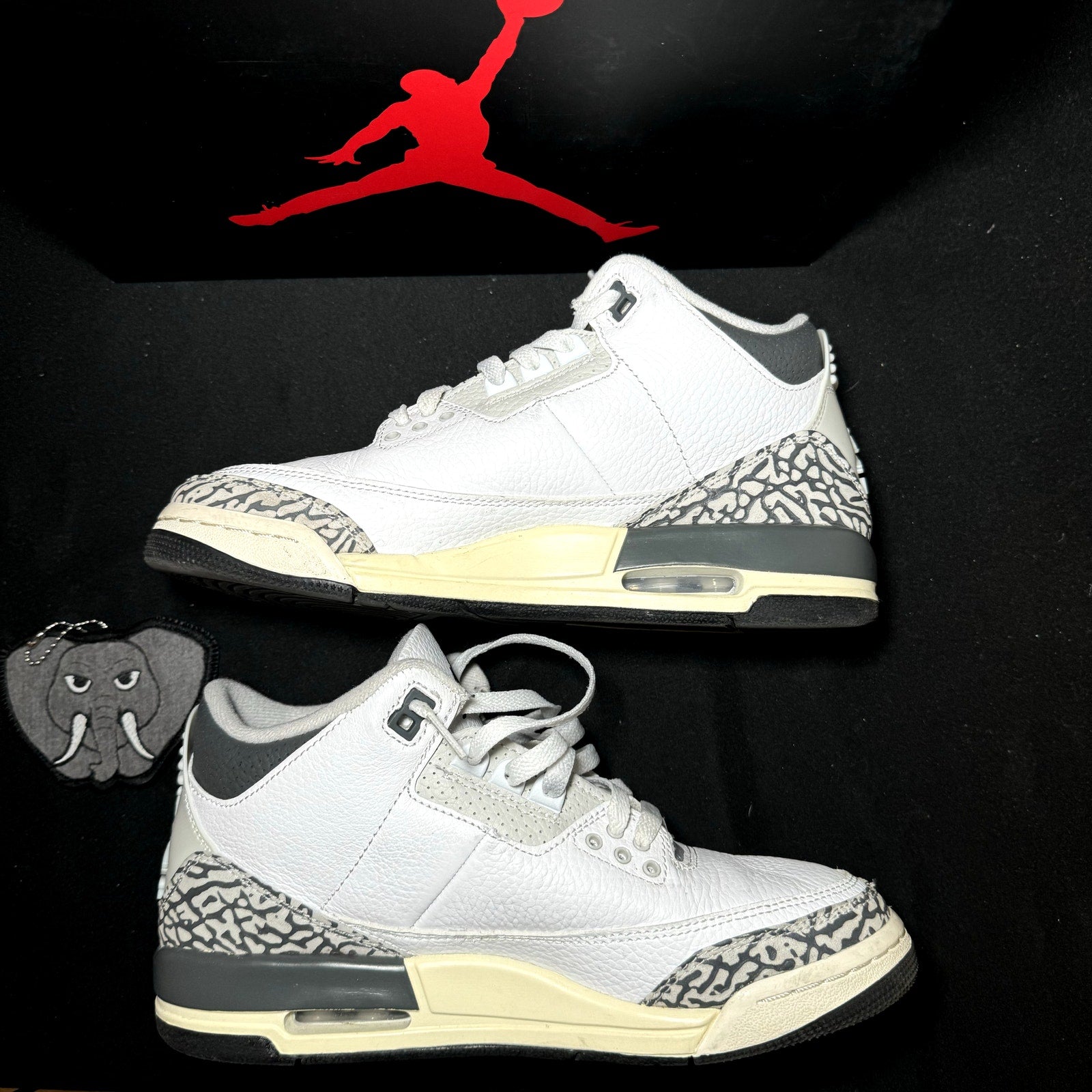Air Jordan 3 Retro GS Hide N Sneak Kids Shoes - Size 7