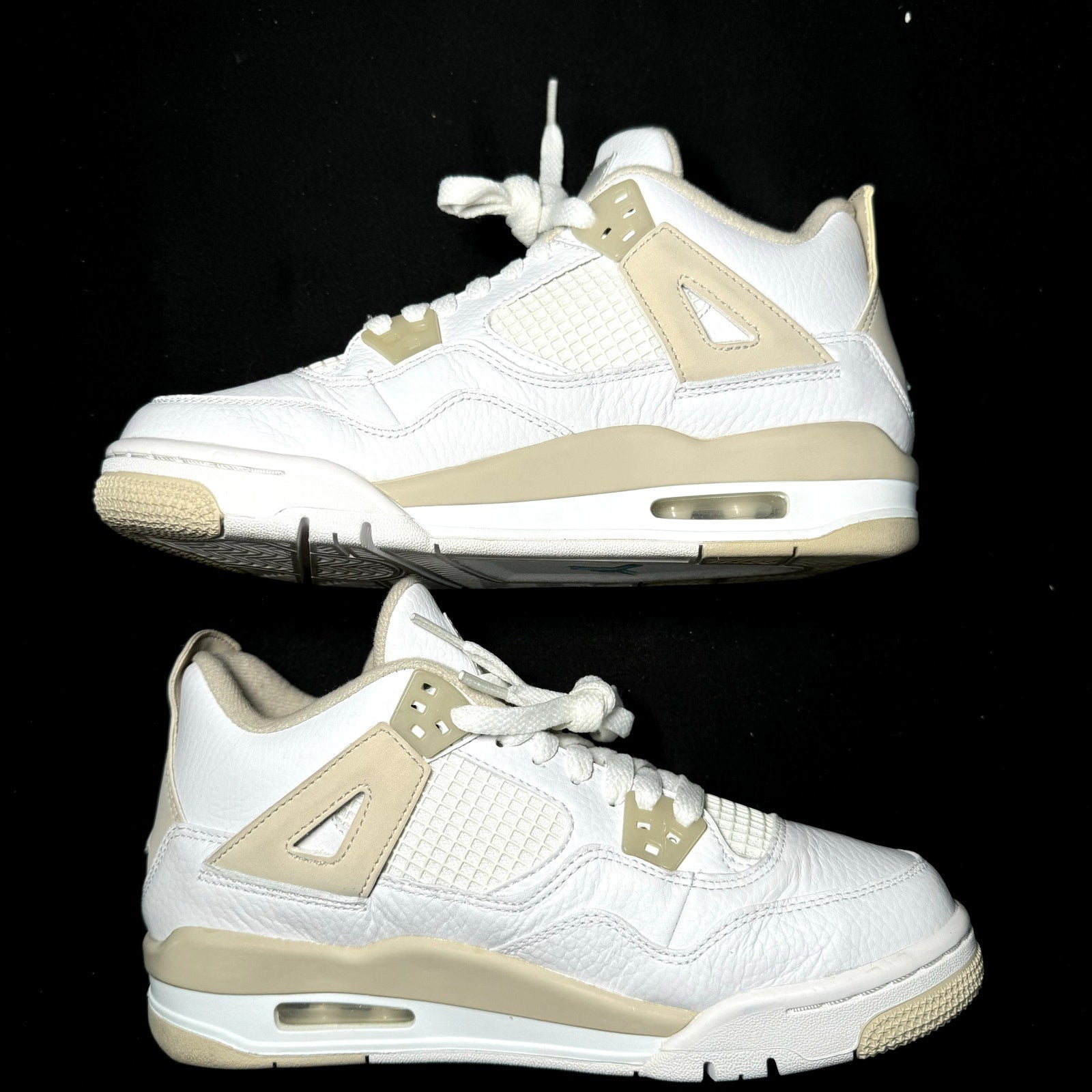 Air Jordan 4 Retro GS Linen 2017 Kids Shoes - Size 6
