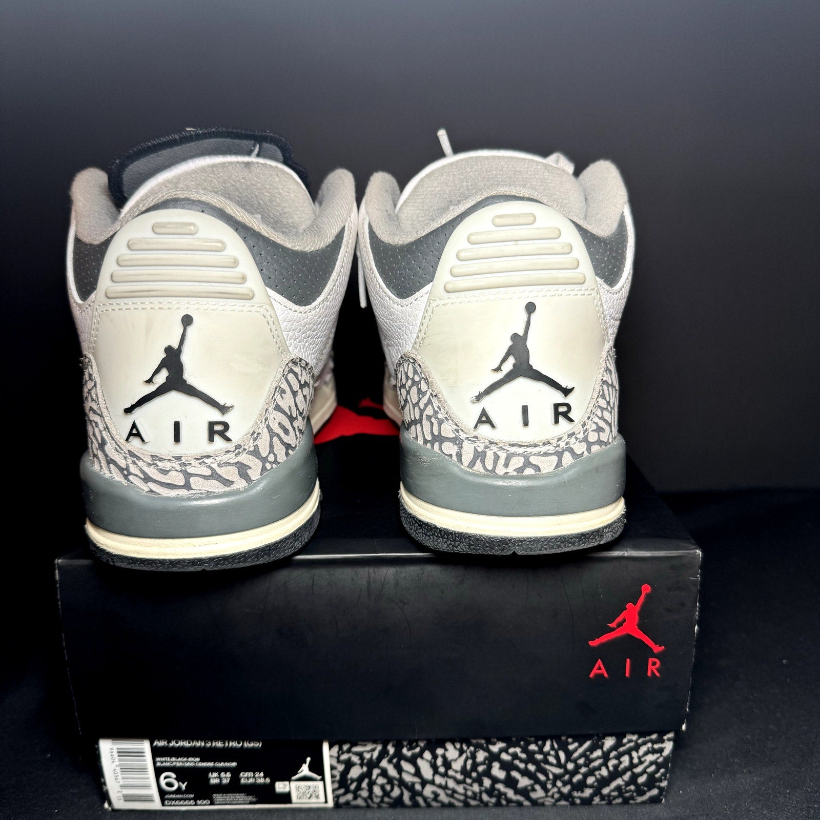 Air Jordan 3 Retro GS Hide N' Sneak Kids Shoes - Size 6