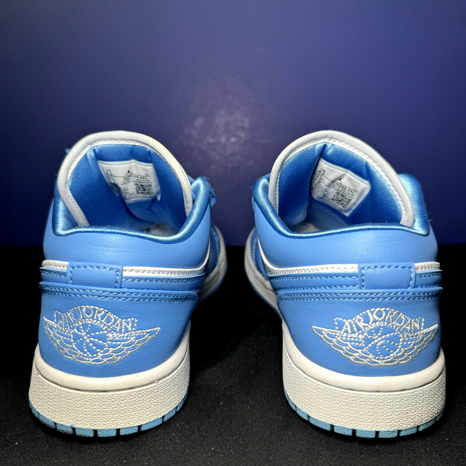 Nike Air Jordan 1 Low UNC Women's Shoes - Size 8.5