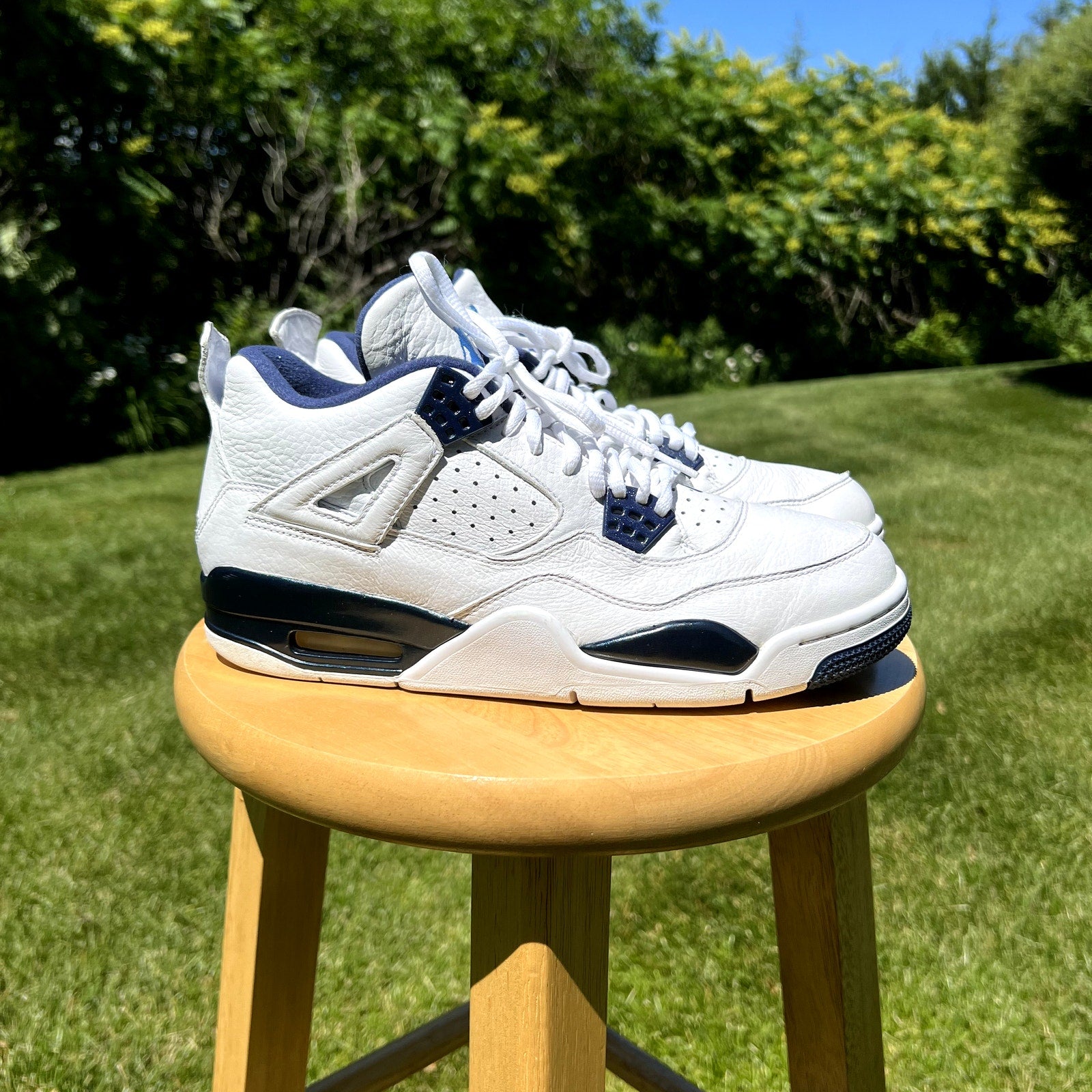 Air Jordan 4 Retro LS Columbia Men's Shoes - Size 9