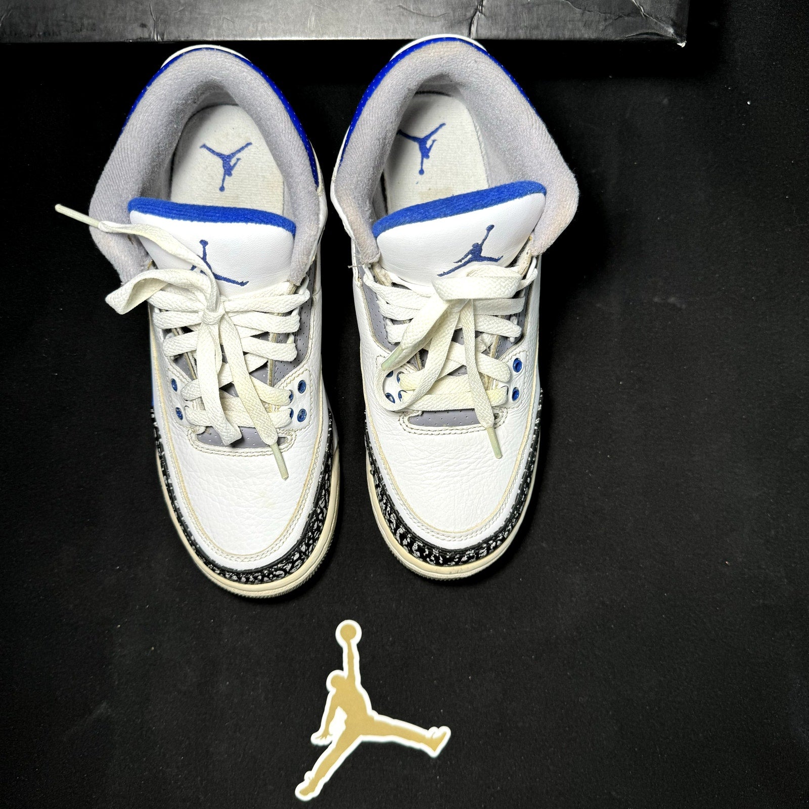 Air Jordan 3 Retro GS Racer Blue 2021 Kids Shoes - Size 6