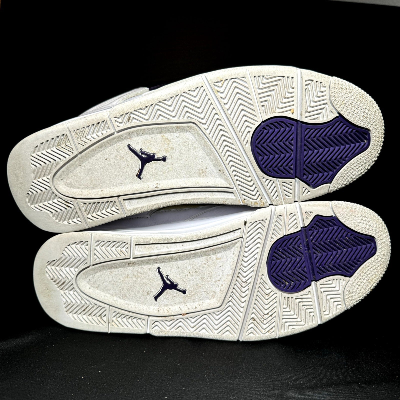 Air Jordan 4 Retro Purple Metallic Men's Shoes - Size 11.5