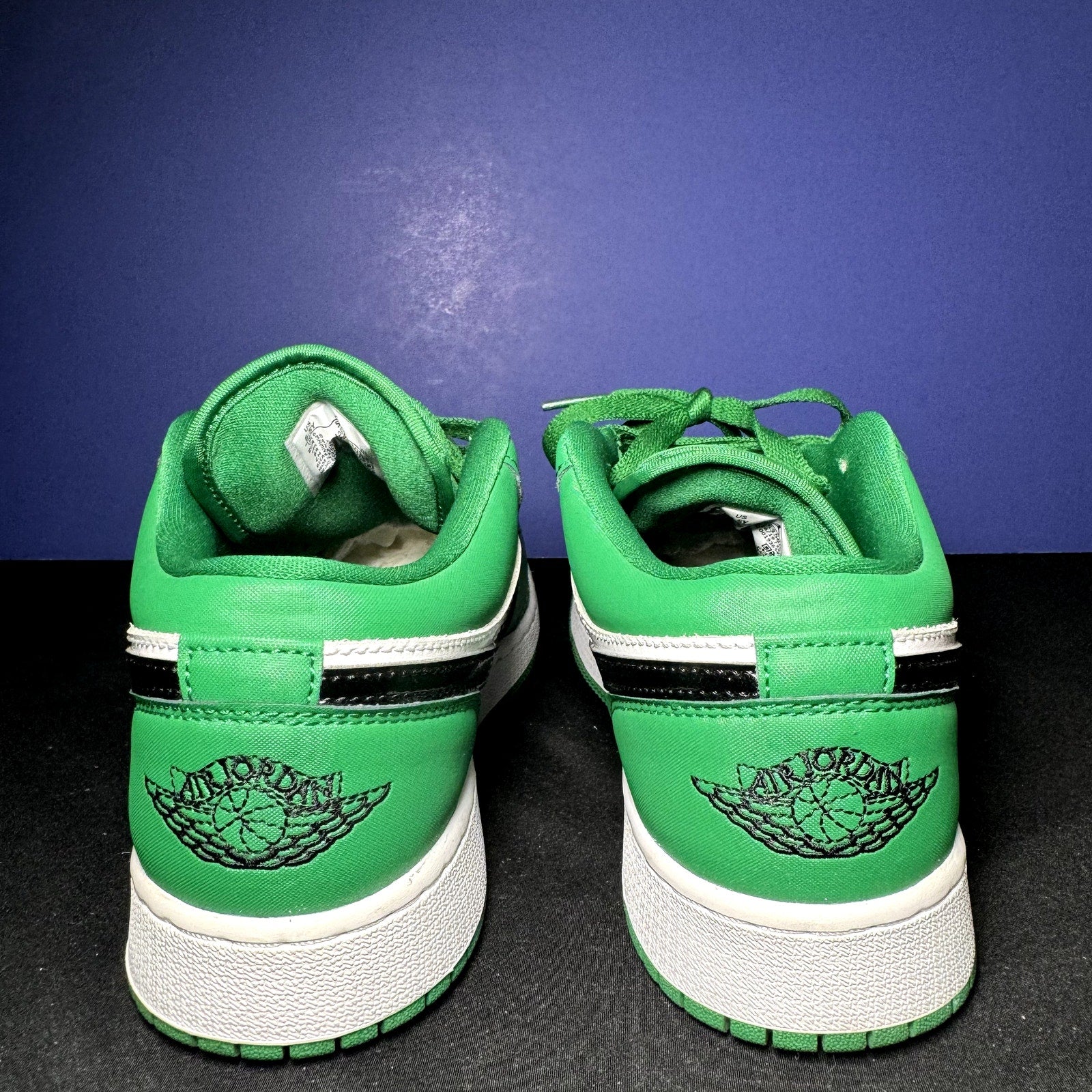 Air Jordan 1 Low GS Pine Green Kids Shoes - Size 6.5