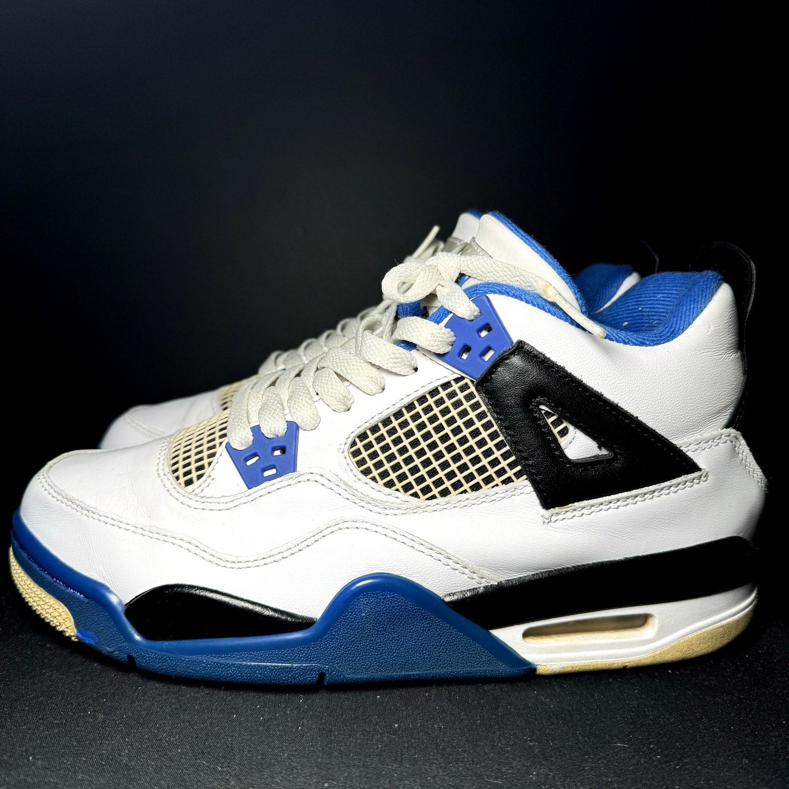 Air Jordan 4 Retro GS Motorsports Kids Shoes - Size 7