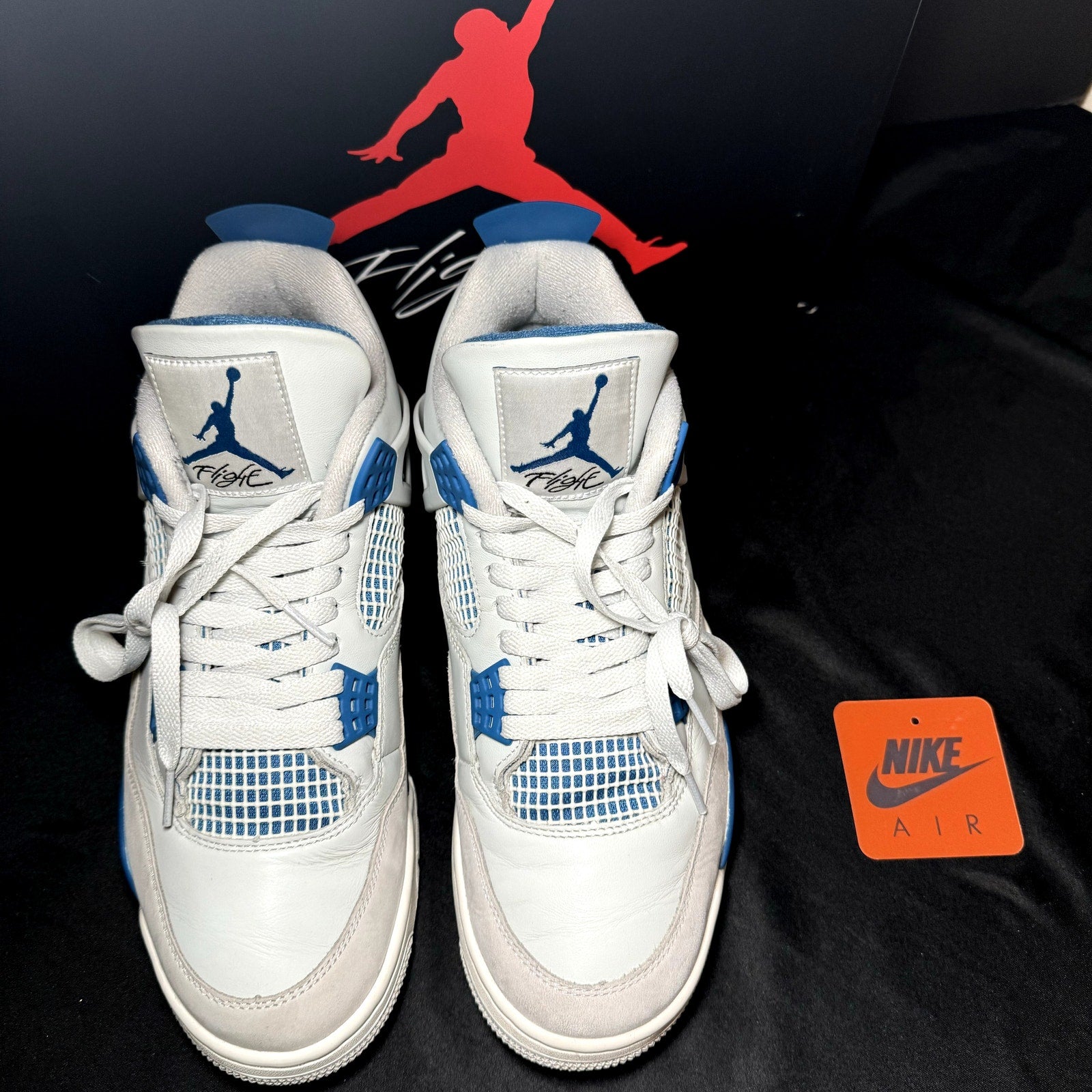Air Jordan 4 Retro Military Blue 2024 Men's Shoes - Size 10.5