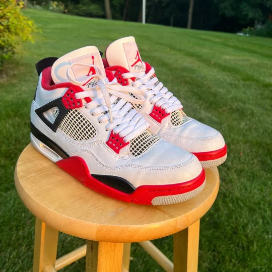 Air Jordan 4 Retro OG Fire Red 2020 Men's Shoes Size 11.5