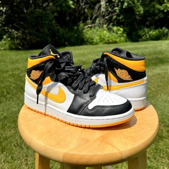 Air Jordan 1 Retro High OG Yellow Toe Men's Shoes Size 13