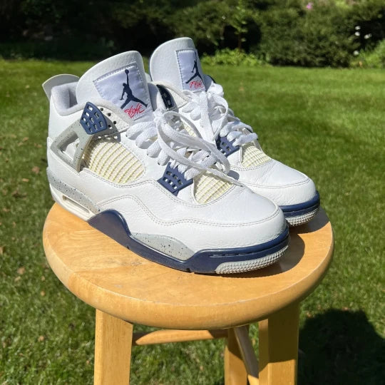 Air Jordan 4 Retro Midnight Navy Men's Shoes Size 11