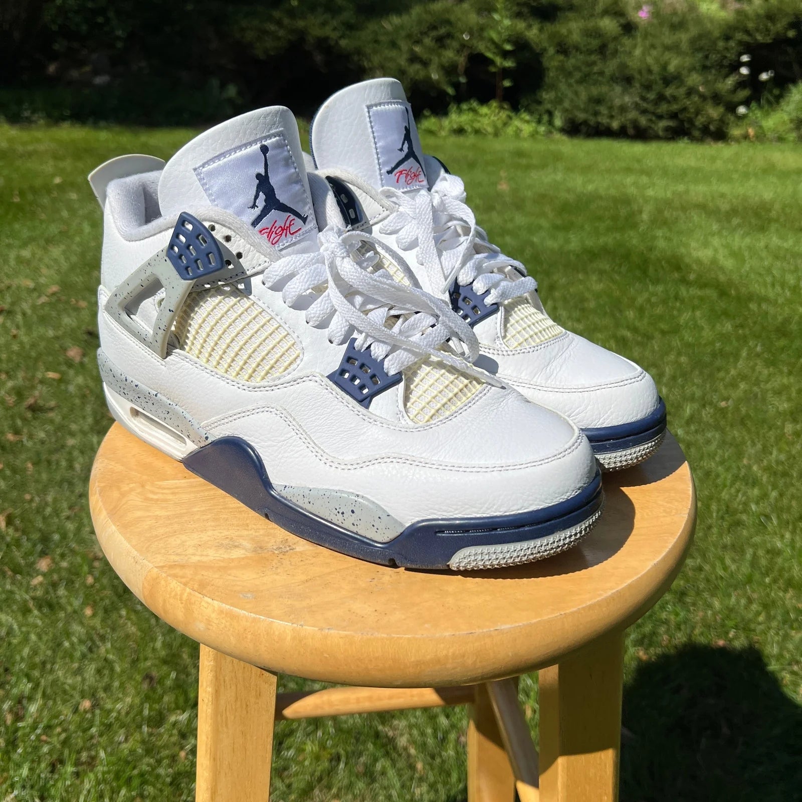 Air Jordan 4 Retro Midnight Navy Men's Shoes Size 11