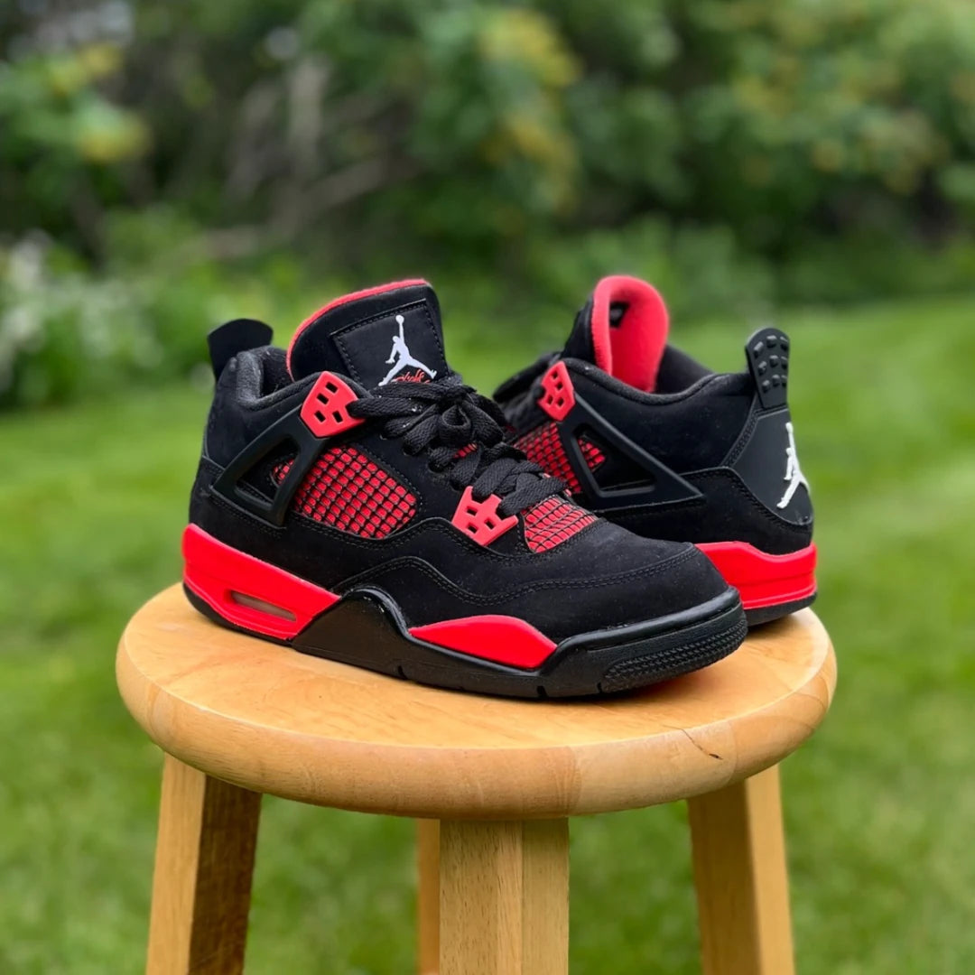 Air Jordan 4 Red thunder Kids' Shoes